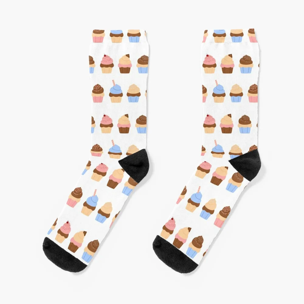 Cupcakes Socks football ankle sports and leisure Luxury Woman Socks Men's