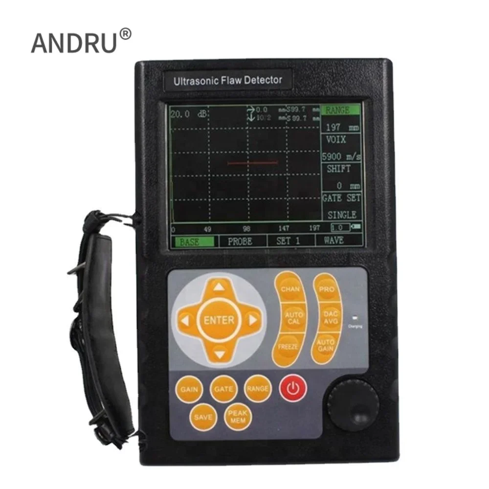 JUT800 Digital Ultrasonic Flaw Detector NDT flaw Detection Equipment With Probe For Nde Inspection
