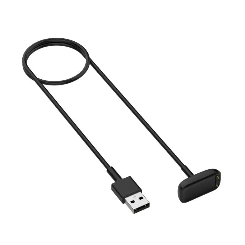 Фото Usb-адаптер для зарядного устройства, быстрая зарядка, 360 °, магнитное зарядное устройство на присоске для Fitbit Luxe, умный Браслет, 1 м №1