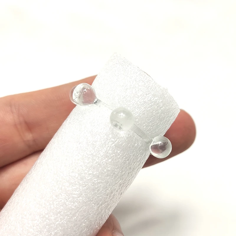 Il più nuovo anello di perline anello maschile ritardo eiaculazione ingrandimento del cazzo mini gabbia di castità non vibratore giocattoli del sesso per M_voghion.com