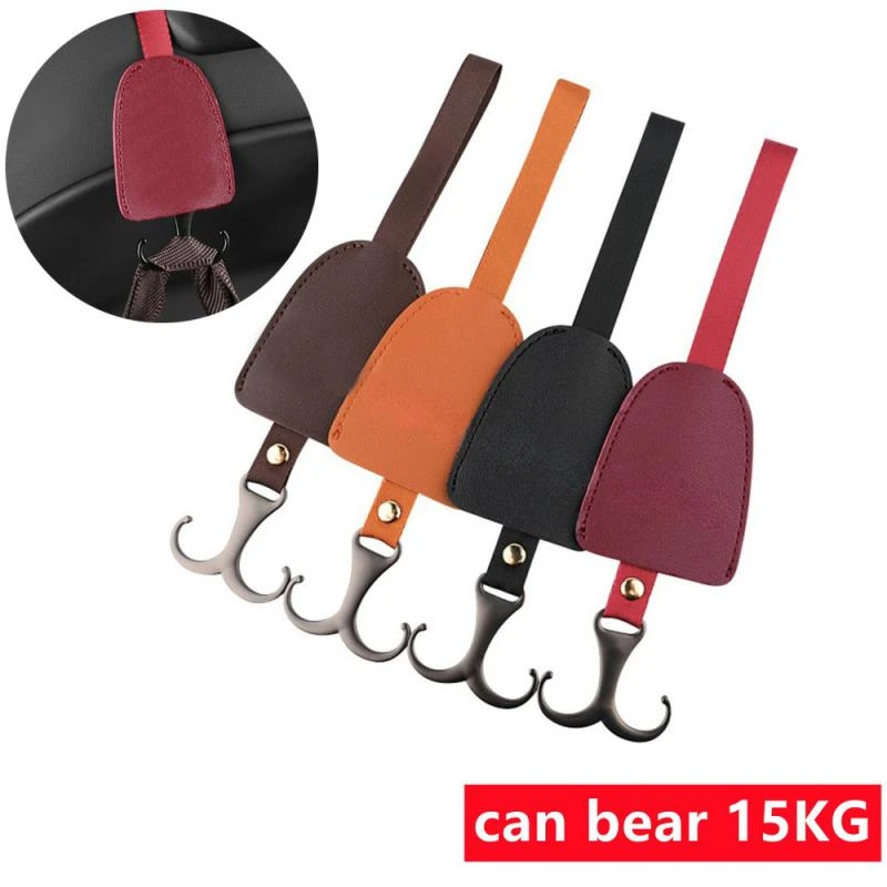 Portable Car Seat Headrest Hook Hangers MultiFunction For Seat Back