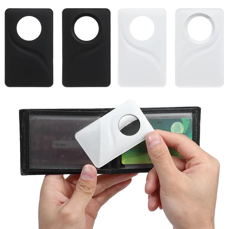 Wallet Case for Apple Airtag Locator Tracker Anti-lost Device Credit Card Holder for Wallet Clip Silicone Protective Accessories