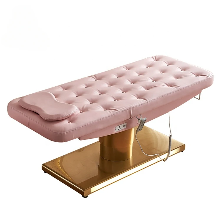 Custom 3 motors electric massage table Beauty Salon Spa Lash Beauty Facial Bed 6