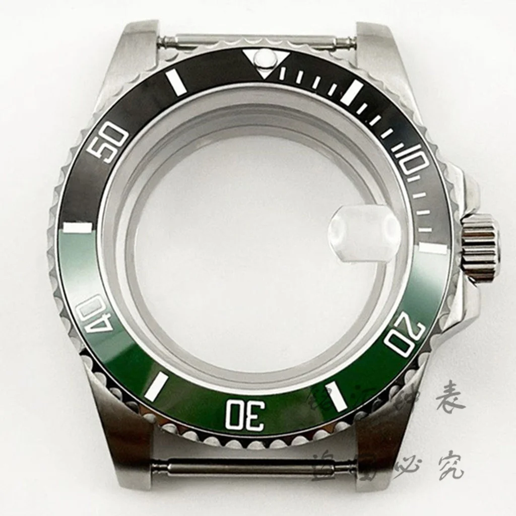 Deep Blue Bezel 40MM Diver Watch Case with Waterproof Sapphire Crystal