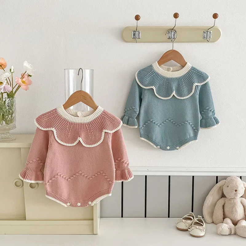 Autumn Baby Knit Bodysuit for Toddler Girls