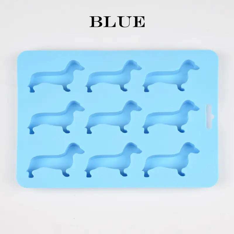 Creative Silicone Dachshund Puppy Shaped Ice Cube Chocolate Cookie Mold DIY Home Ice Tray Kitchen Tools silicone mold gadgets - Image 9