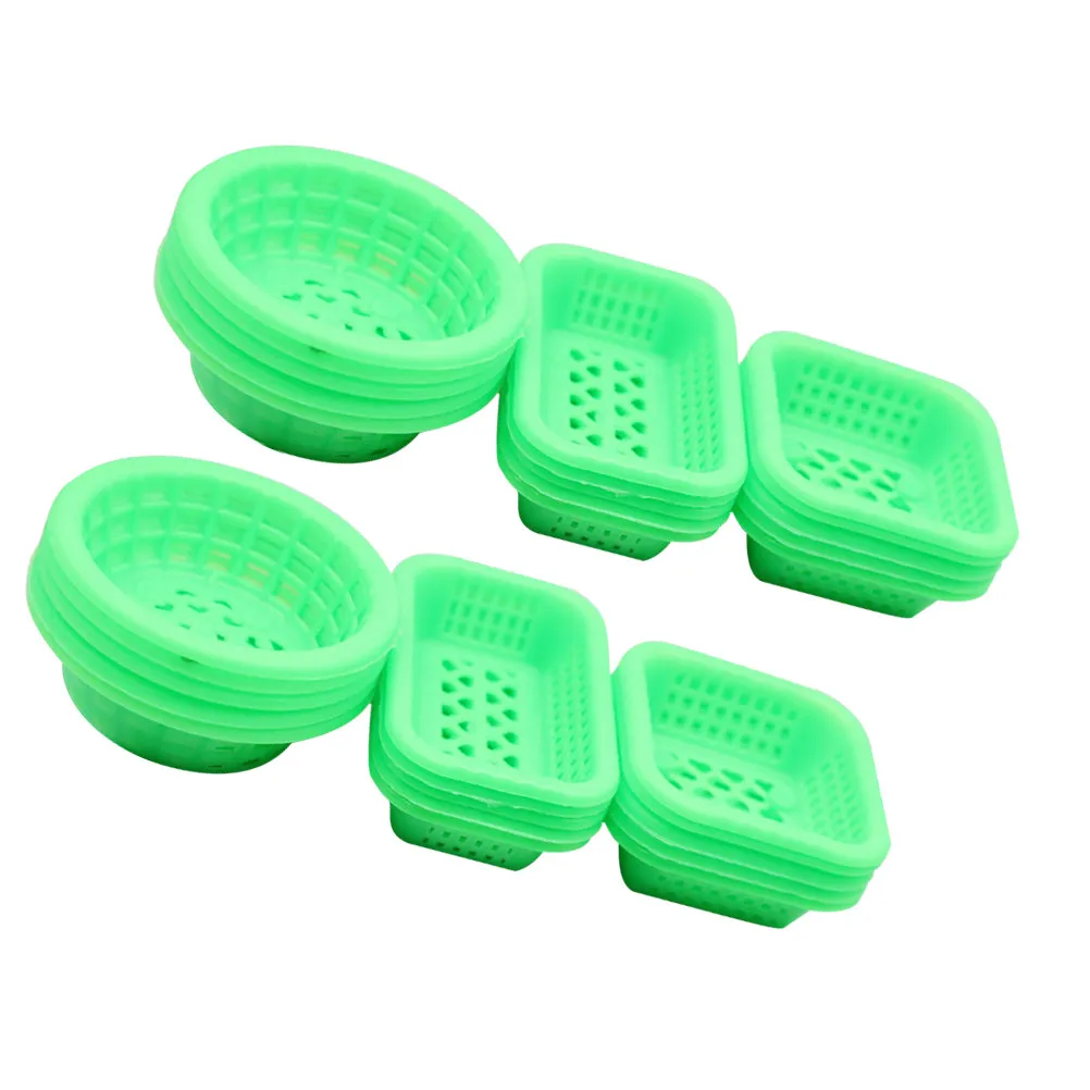 30Pcs 미니 하우스 스토리지 바구니 크리 에이 티브 미니어처 바구니 장식 데..