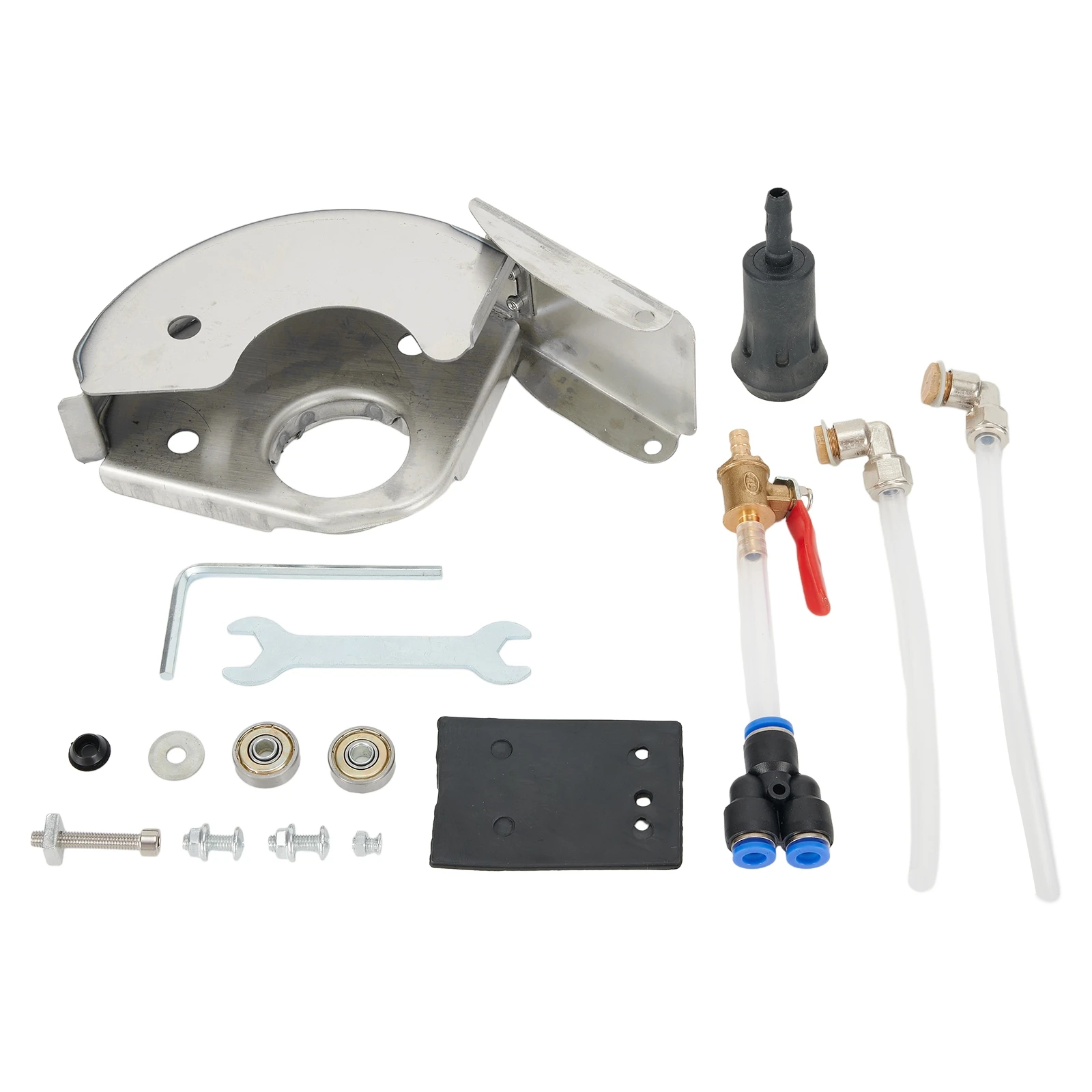 

Angle Grinder Shield Set, Water Slotting Guard Pump Cutting Conversion Tool, Lengthened Water Pipe for Enhanced Performance