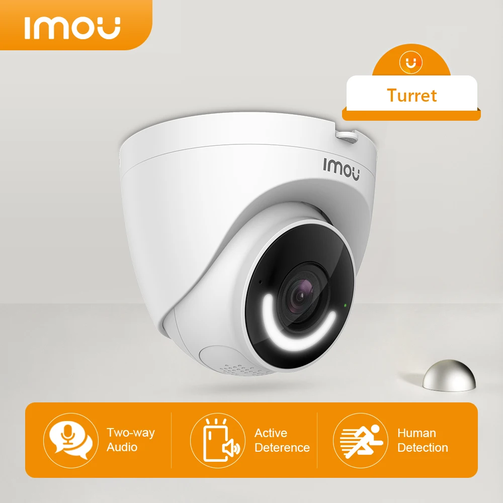 Imou Turret 1080p Wifi Camera Ip67 Weatherproof Outdoor Surveillance