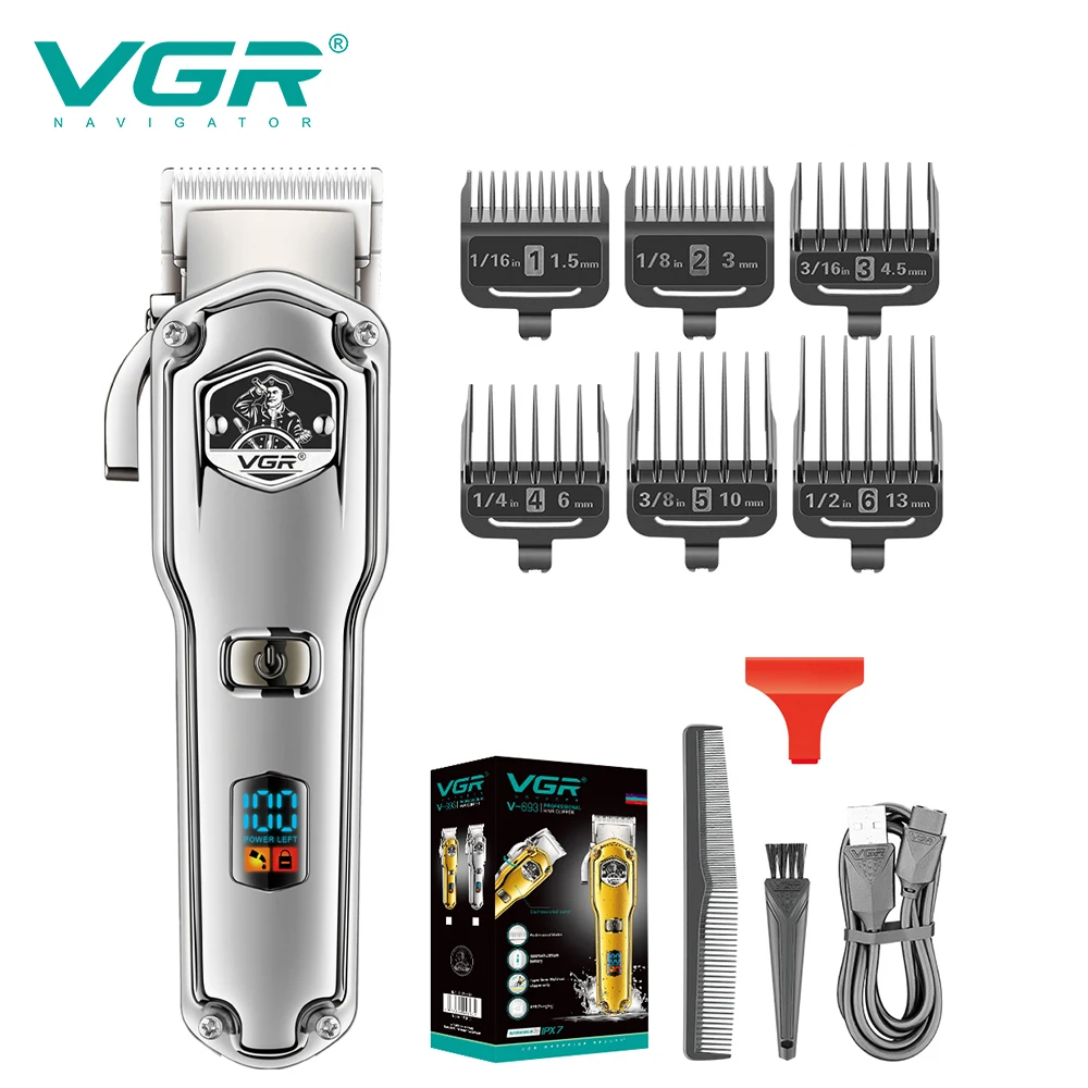 ماكينة قص الشعر القوية VGR V-693 ماكينة حلاقة احتر...