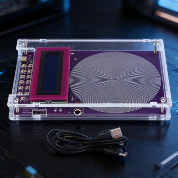 Generatore di Onde Sinusoidali a Frequenza Variabile 0.01-100000Hz, Generatore di Segnale Digitale Regolabile per Protezione EMF, Test di Laboratorio e Benessere
