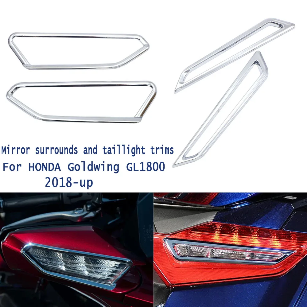 

Хромированный ABS пластиковая фара Trim для Honda Goldwing GL1800 Goldwing DCT Tour 2018 2019 F6B 2018 2019 2020