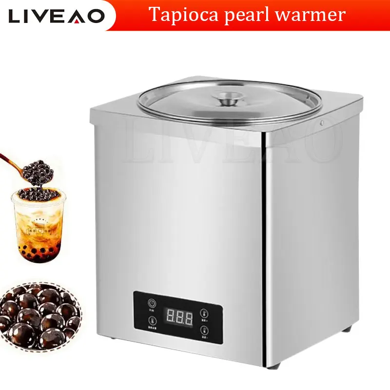 Automatico Boba Bubble Pearl Cooker Tapioca Pearl Boiler 110/220V 7L Red Bean Sago Pearl Warmer Pot Per Milk Tea Shop