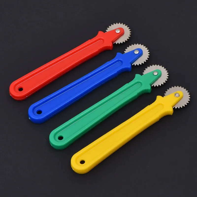 1 Pc Plastic Leather Overstitch Wheel Paper Perforating Tool