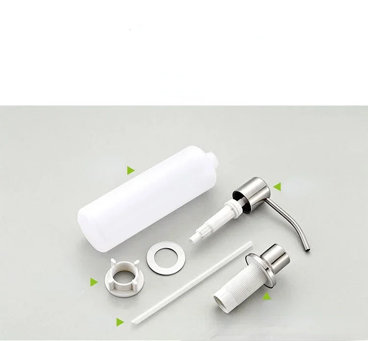 Soap Dispenser Soap Pump Deck Mounted Kitchen 350ml Stainless Steel Pump