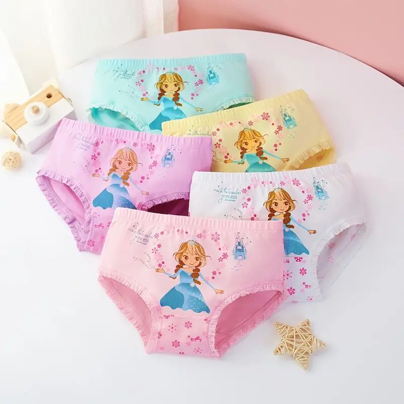 6 Pieces/lot Design Children's Girls Panties Cotton Soft Pretty