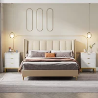 Современная тумбочка Tribesigns, высокий прикроватный столик 25,8 дюйма с 3 ящиками, современный прикроватный столик с подставкой для спальни — изображение 4