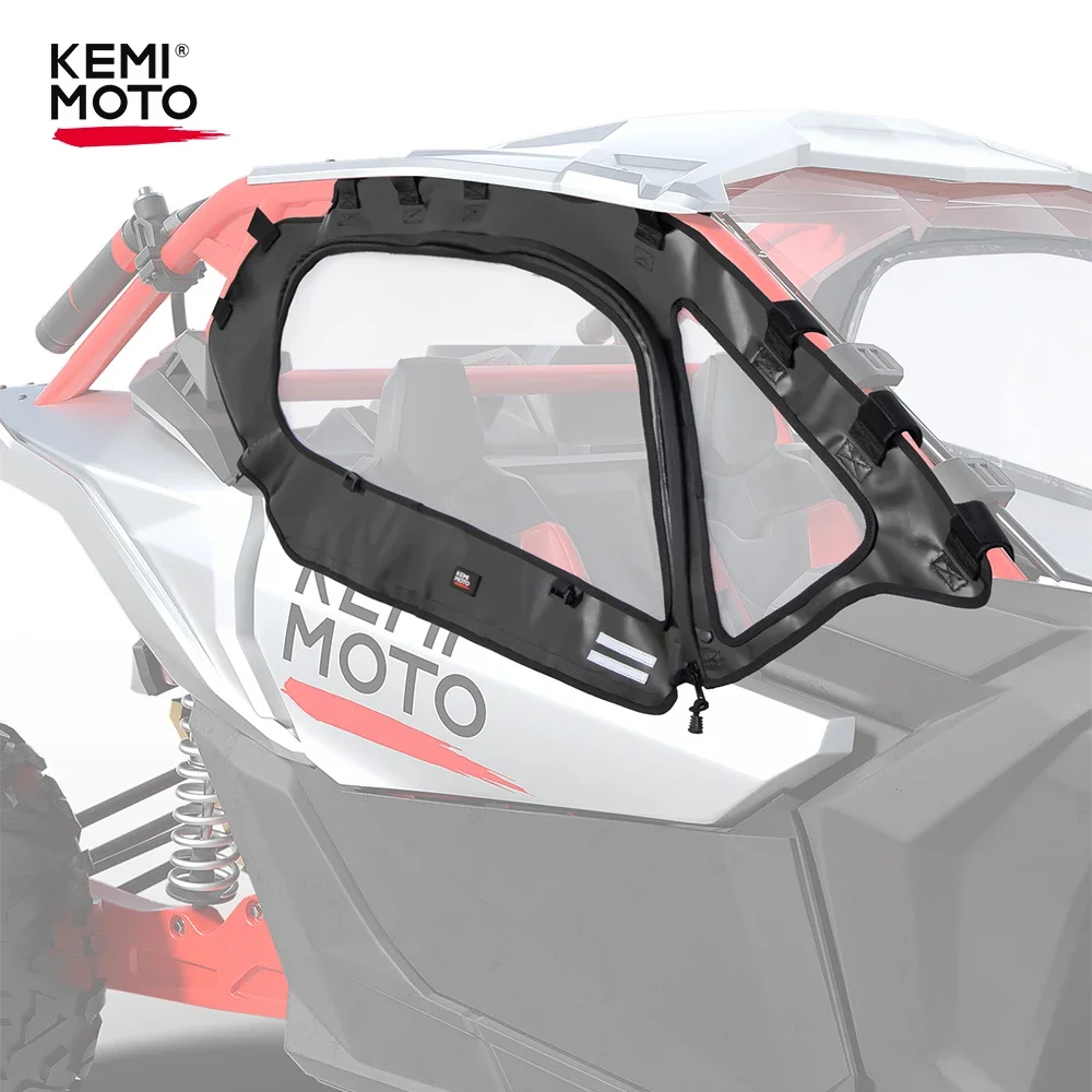 HECASA Soft Upper Doors For Can-Am Maverick X3 2-Seat (2017-2023) - Waterproof UTV Cab Enclosure