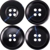 10pcs Blue Mens Classic Suit Buttons For Clothing Matte Wide Rim Round Sewing Accessories Curved Rim Womens Coat Sweater Knit 5