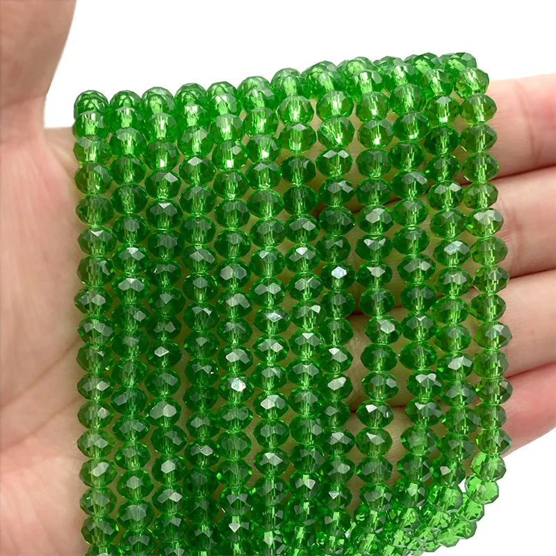 Vibrant Multicolor Faceted Crystal Beads