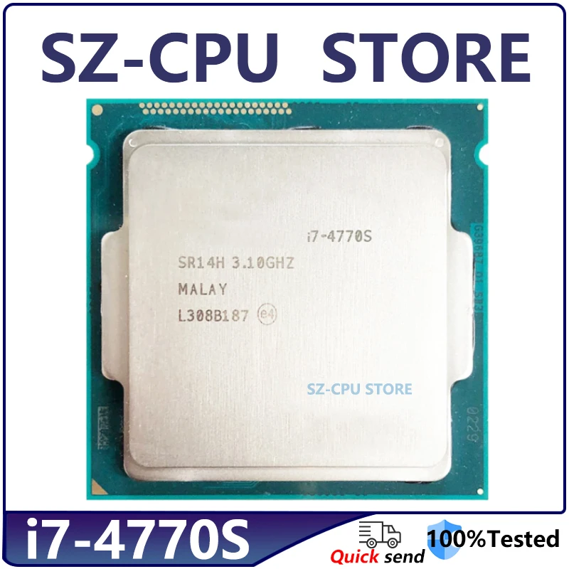 

Core i7-4770S i7 4770s 3,1 GHz б/у четырехъядерный восьмипоточный процессор 8M 65W LGA 1150