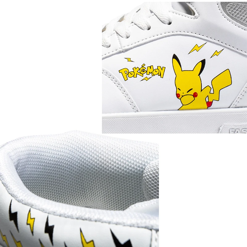 Pokemon Pikachu Men Sneakers Running Shoes Fashion Outdoor Breathable  Comfortable High Top Sneakers New Big Size Students Shoes - AliExpress