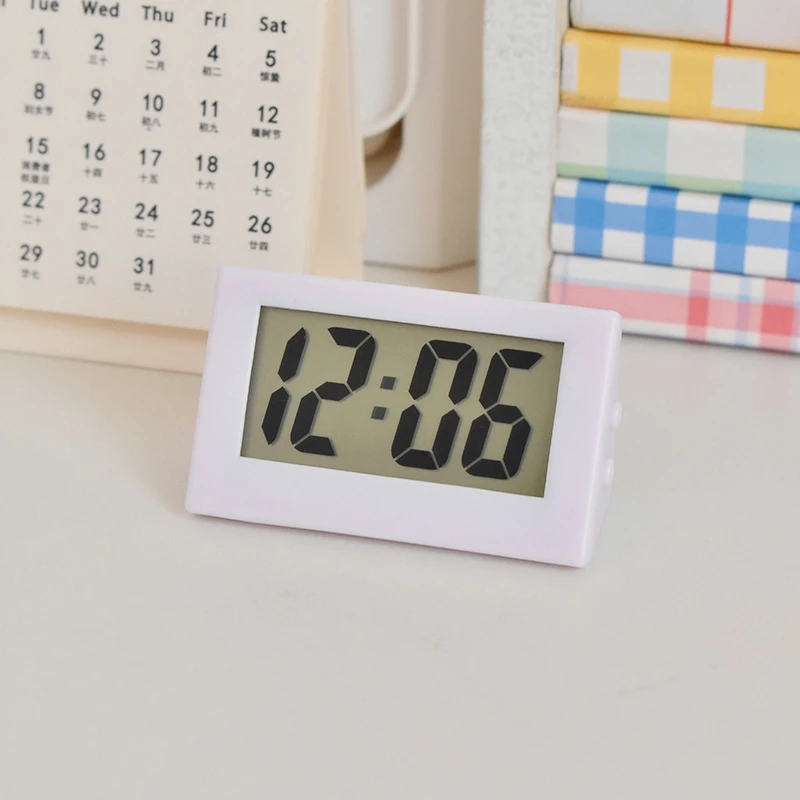 Fozriybefy Mini Driehoek Klok LED Display Elektronisch