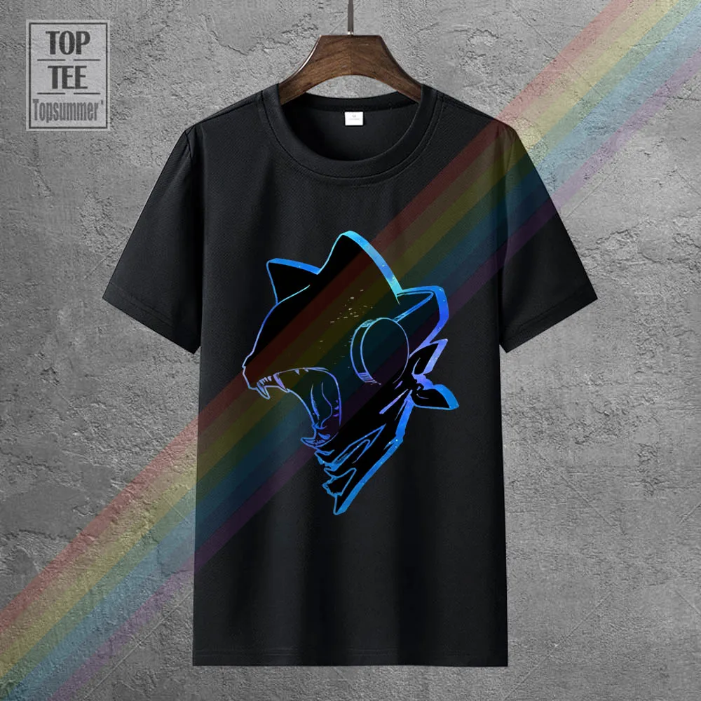 

Fashion Design Outlined Monstercat Men'S Crew Neck Short Sleeve Printing Machine T Shirts Game Shirt