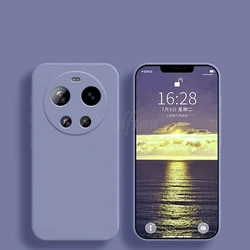 Liquid Silicone Plain Rubber Phone Protector Cover for Xiaomi 17 Ultra (Lavender Grey)