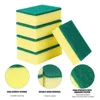 10/20pcs Reusable Double-Sided Cleaning Sponge Dishwashing Cleaning Wipe Household Scouring Pad Sponge Set Kitchen Accessories 5