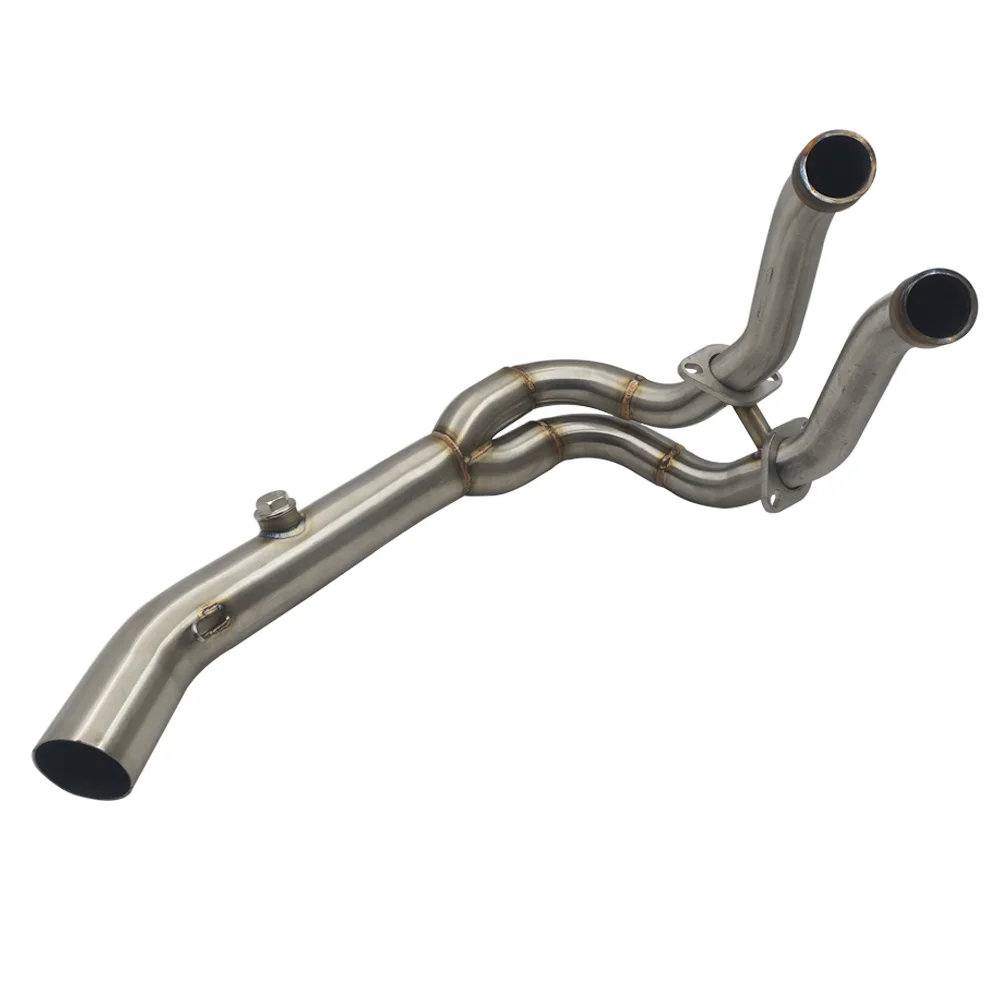 MT07 front pipe Motorcycle Exhaust Modified Front Pipe Slip-On Muffler Exhaust For MT-07 FZ-07 MT07 XSR700 2014-2019 - Image 4