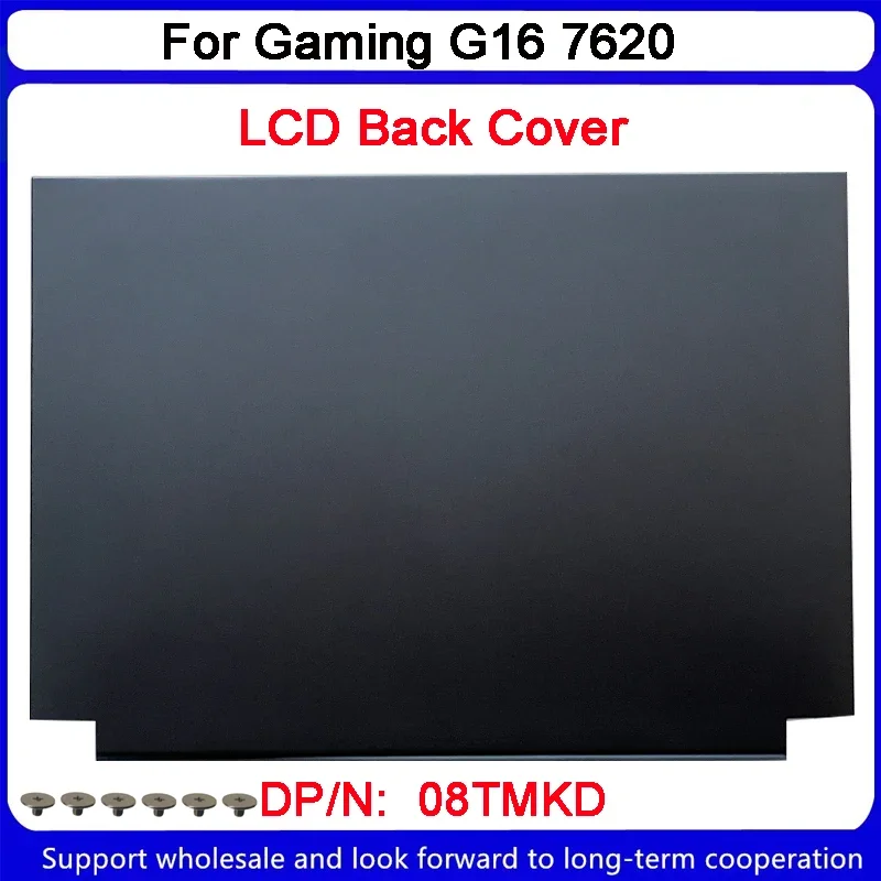 

Новинка, металлическая задняя крышка для ноутбука Dell Gaming G16 7620, черная, 08TMKD