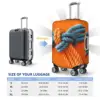 Colorful Graffiti Suitcase Cover 3D Print Knot Travel Perfect Flight Travel Elastic Luggage Case Protection 6