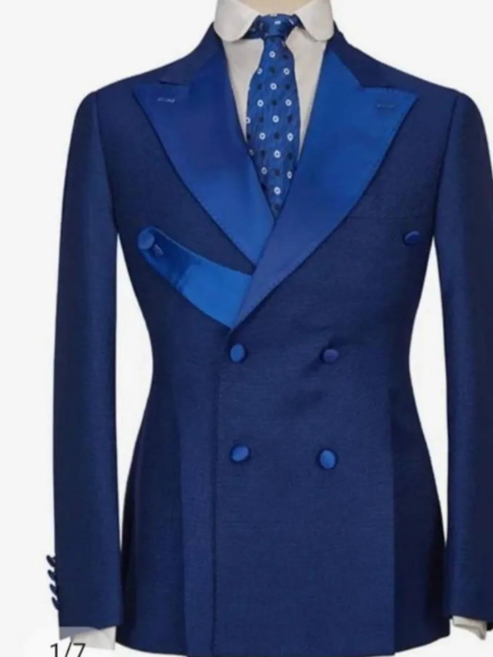 

Children's Suit Blue Blazer Kids Boy Wedding Suit Formal Elegant Pants Gentleman Outfit Customized Baby Infant Suit Banquet