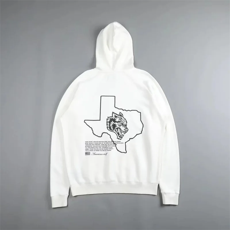 

DARC SPORT Pocket Cotton Fleece Graphic Hoodies Sweatshirts Streetwear Mens Hip Hop Casual Pullover Hooded Designer Clothes