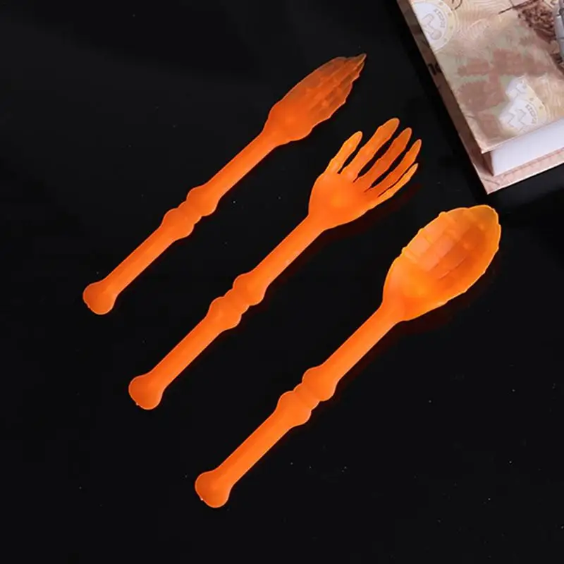 Halloween Silverware Set Halloween Skeleton Forks Skull Spoons set Spooky  Gothic Cutlery Set Party Supplies for Home Bar Hotel - AliExpress