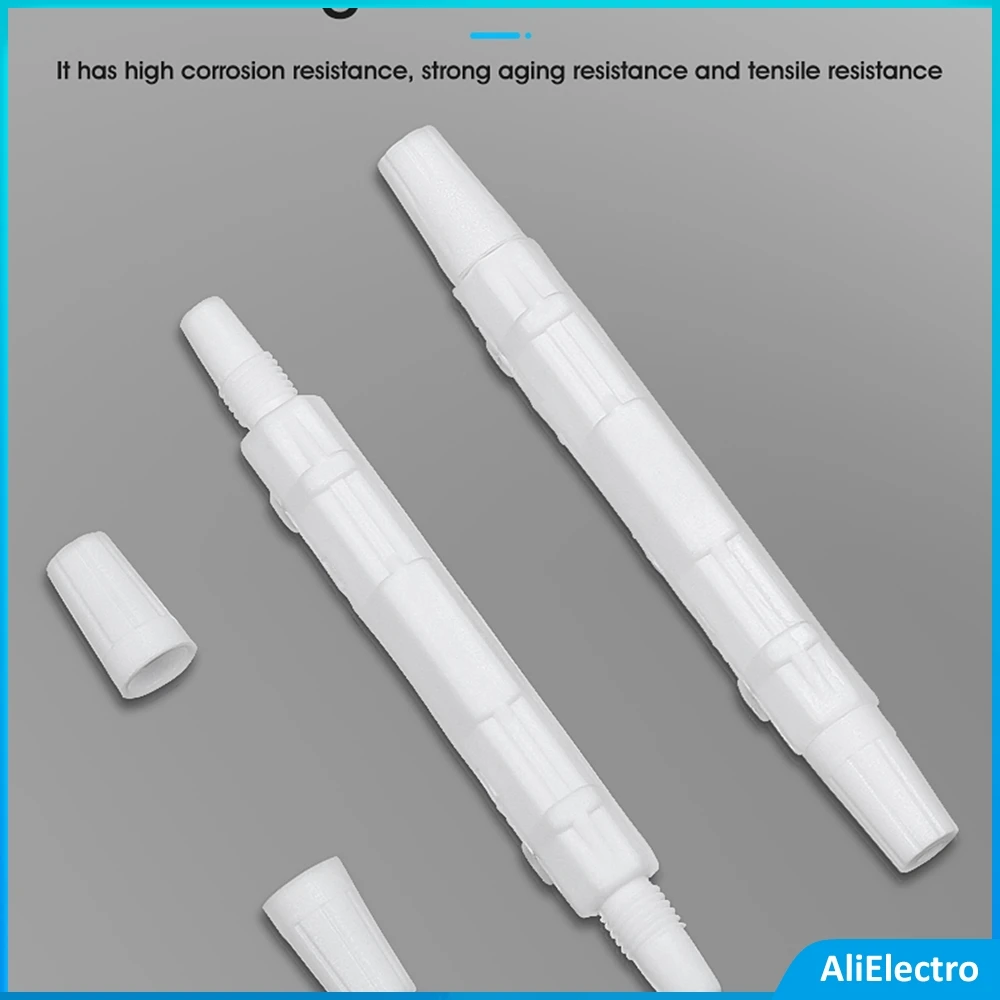 

100pcs Cable Protection Box Optical Fiber Protection Box Small Round Tube Heat Shrink Tubing to Protect Fiber Splice Tray
