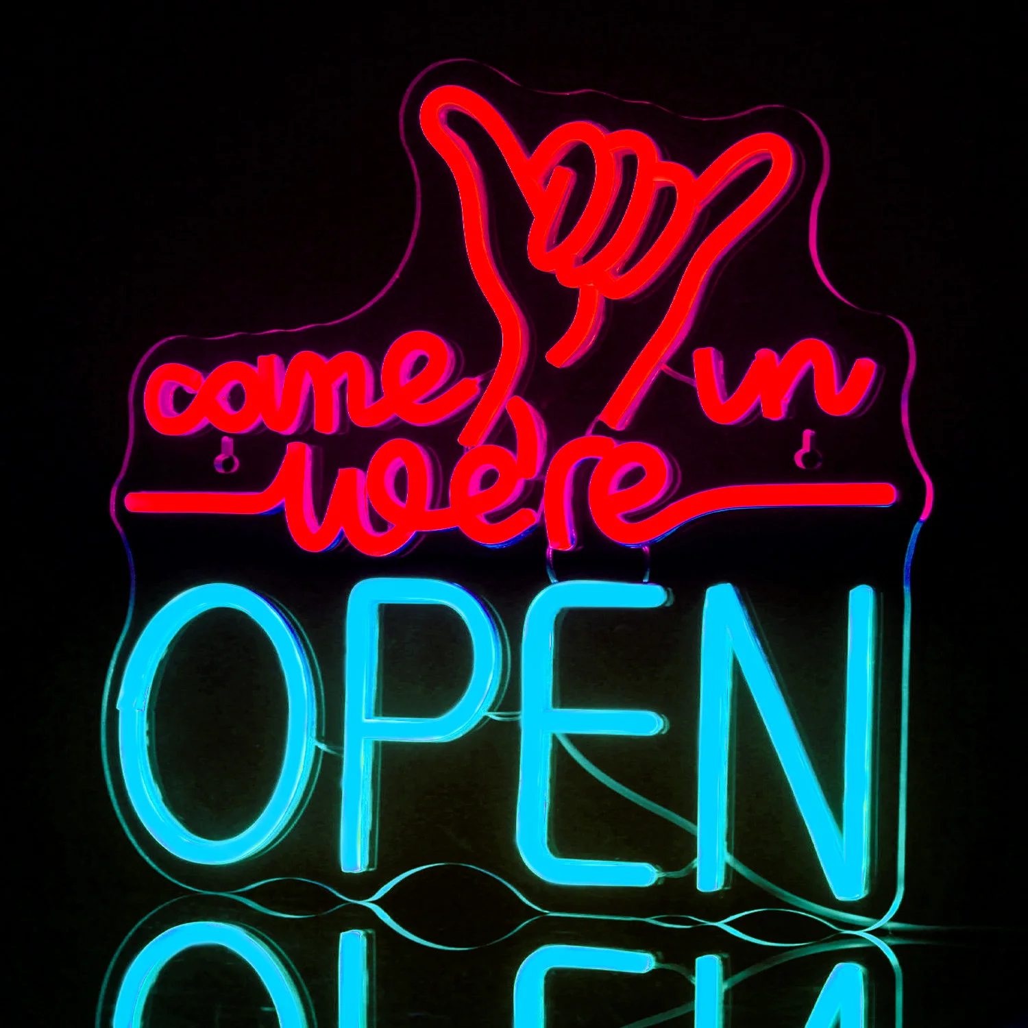 

open Neon Light Wall Decor Adorable Bedroom Home Cave LED Neon Perfect Party BAR Shop wedding open Neon sign Beauty shop Gift