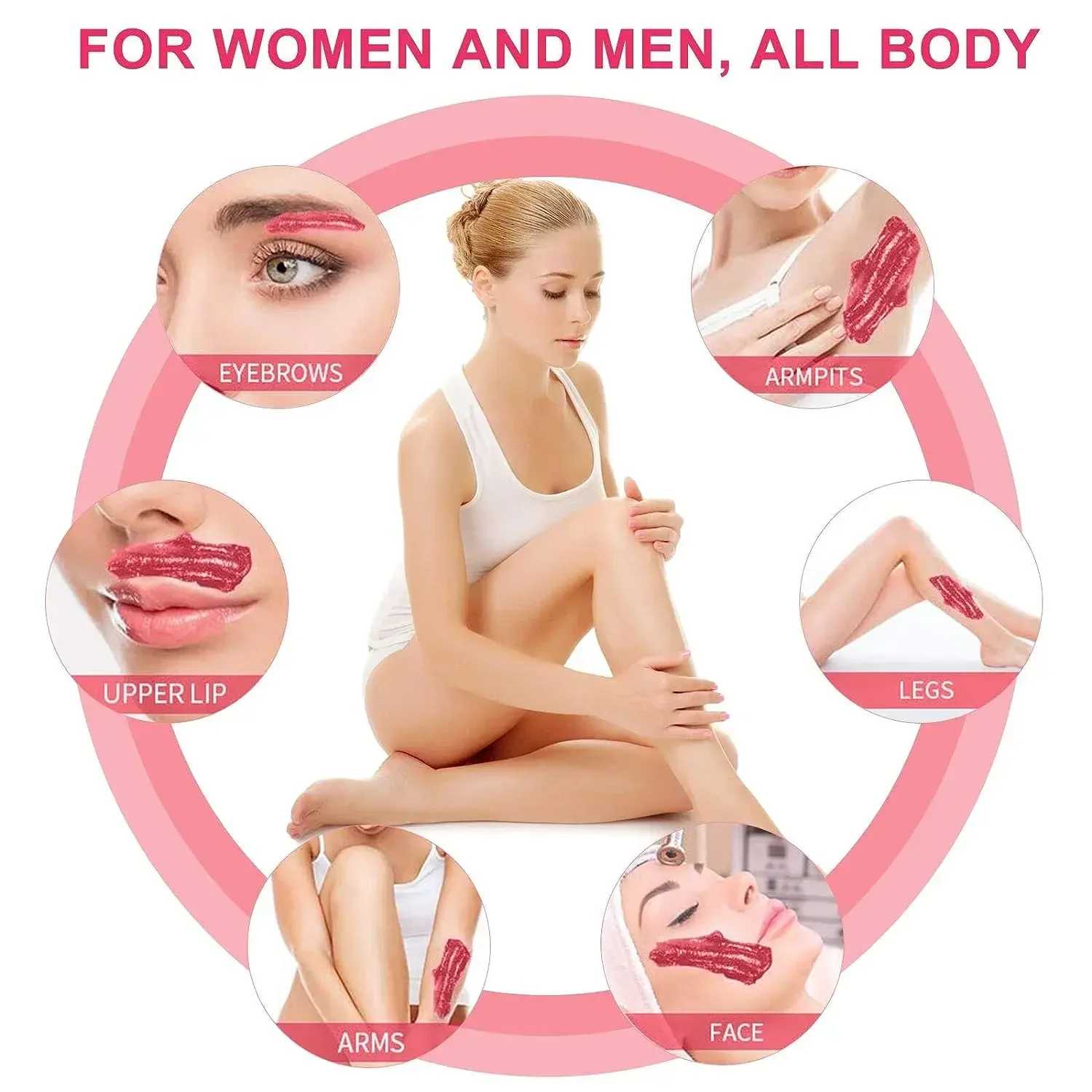 Waxing Wax Beans for Wax Heater Machine No Strip Depilatory Hot Film Hard Waxing Body Hair Removal Beads 500g/400g/200g hair removal wax,hard wax beans,hair removal tool