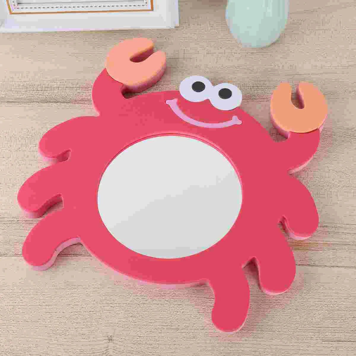 

Kid Bath Toy EVA Cartoon Mirror Bathing Plaything Creative Crab Or Frog Design Water Toy Educational Cartoon Baby Bath Toys