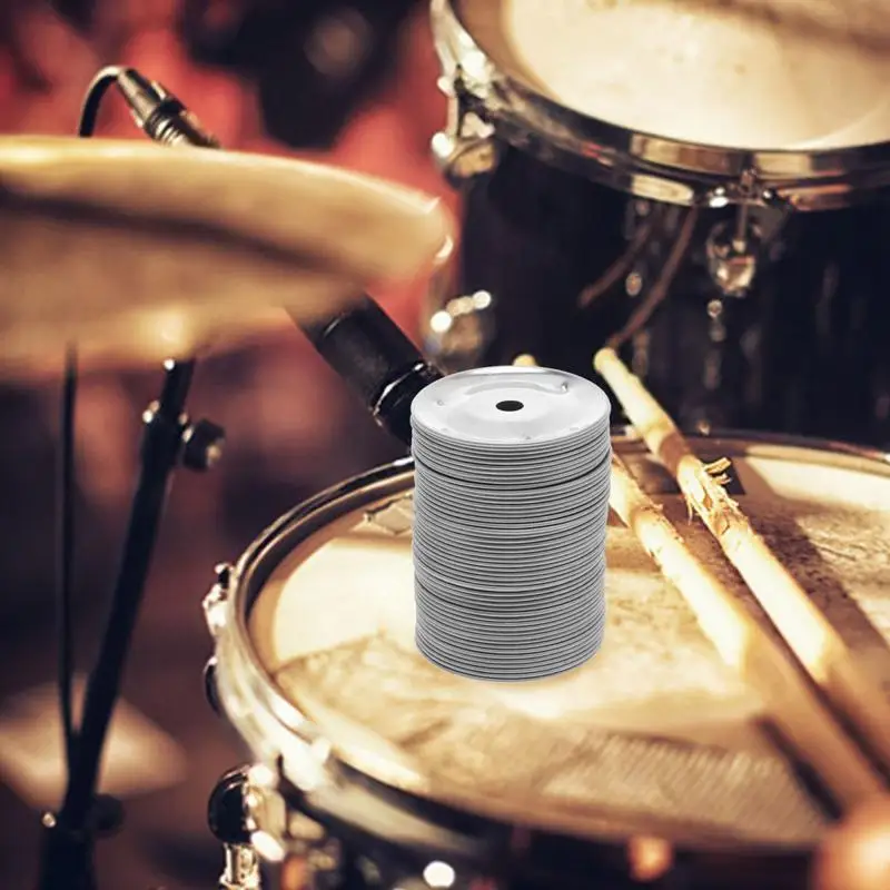 Tambourine Ring Cymbals Replacement Stainless Steel Tambourine Ring Cymbals Ching Bell Drum Accessories Replacement Drum