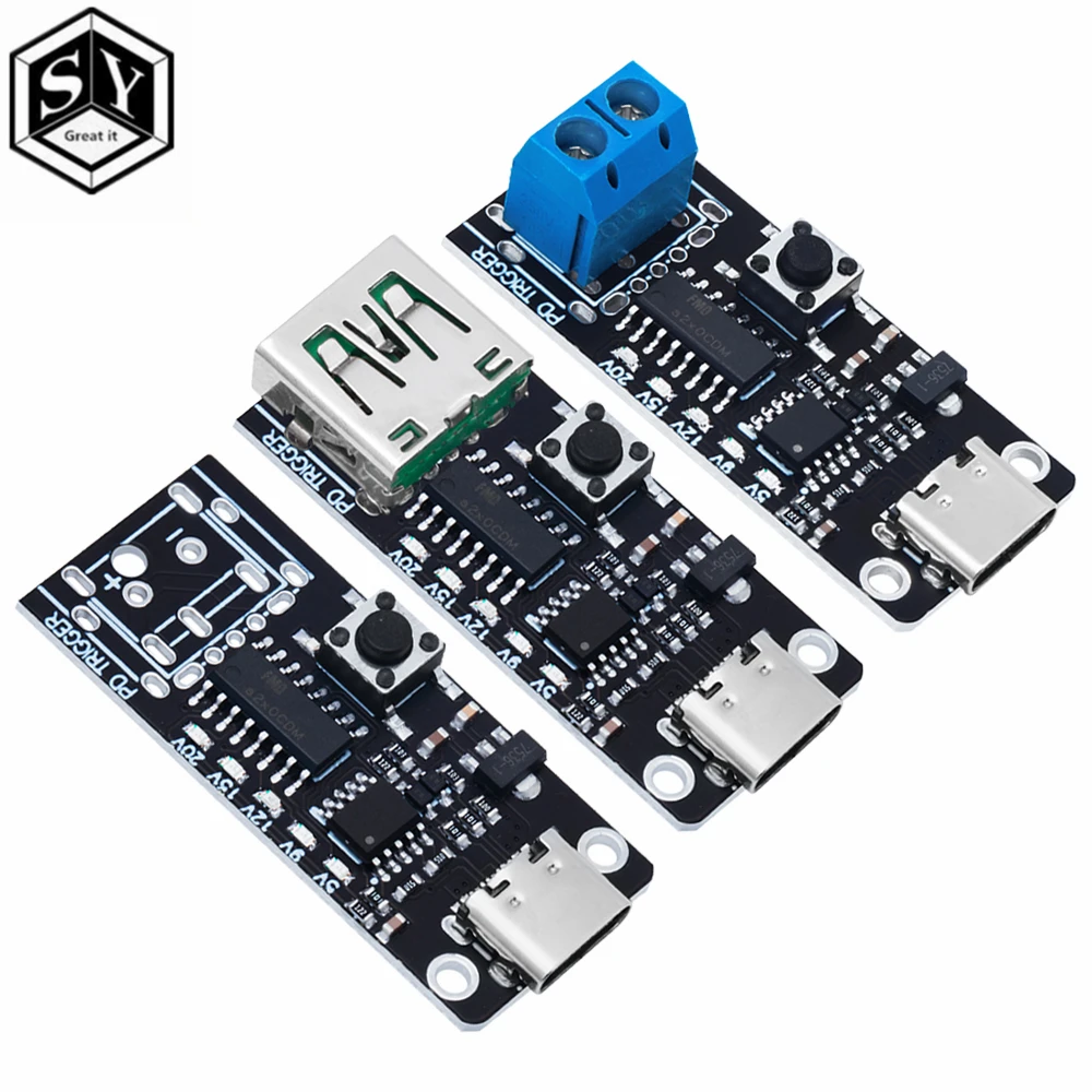 100W USB-C Fast Charge Trigger Module with PD/QC Support