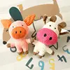 Plush Pet Dog Squeak Toys for Small Dogs Cute Pig Elephant Molar Training Decompress Interactive Dog Sound Toy Bite Resistant 2