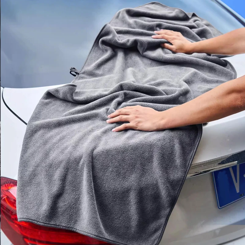 Microfiber Cleaning Towel Super Absorbent Thicken Soft Drying Cloth Car Body Washing