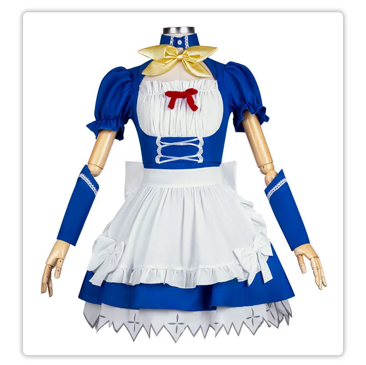 Classic Maid Costume with Wig for Women