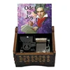 Famous Ode an die Freude Music Box Ode to Joy Black Wooden 18 Tones Mechanical Handmade Ornament Friends Family Birthday Gift 1