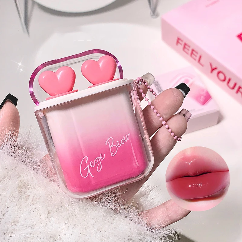 Rose Pink Liquid Lipstick Mirror Water Lip Gloss Matte Velvet Lip Glaze Combination Long Lasting Tint Cosmetic Kits Lipgloss