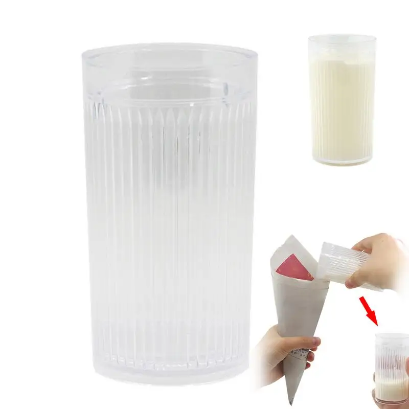 Vanishing Milk Cup Milk Cup Magic Tricks Close Up Bar Street Illusion Accessories Small Vanishing Milk Pitcher For Kids & Adults screw bending magic props novelty close up professional street mentalism magic trick toy easy to play game for kids adults