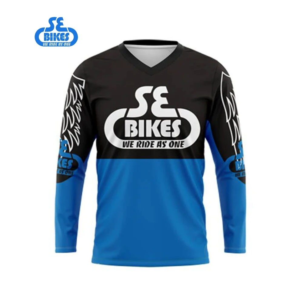 thumbnail image 1 of Camiseta de motociclista de montaña para carreras de velocidad, camiseta de ciclismo de montaña, camiseta de ciclismo de montaña, camiseta de ciclismo DH, camisetas de carreras de ciclismo de montaña, 1 of 5
