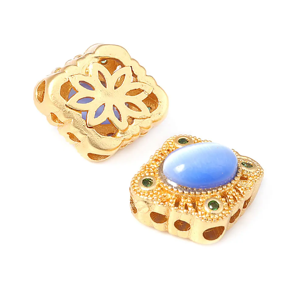 Pulseras de Cuentas Nepalesas Vintage Estilo 5PCS Brasso Dorado Mate Accesorios DIY para Hacer Joyería - details 61